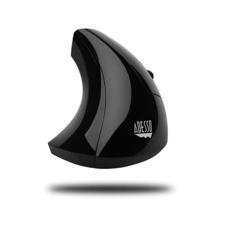 ADESSO Adesso IMOUSE V10 30 ft. Wireless Vertical Ergonomic Mouse; Black IMOUSE V10